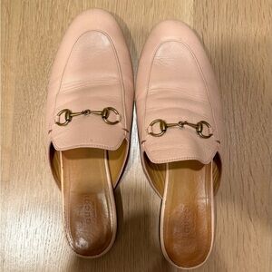 Gucci Princetown Blush Pink Leather Mules